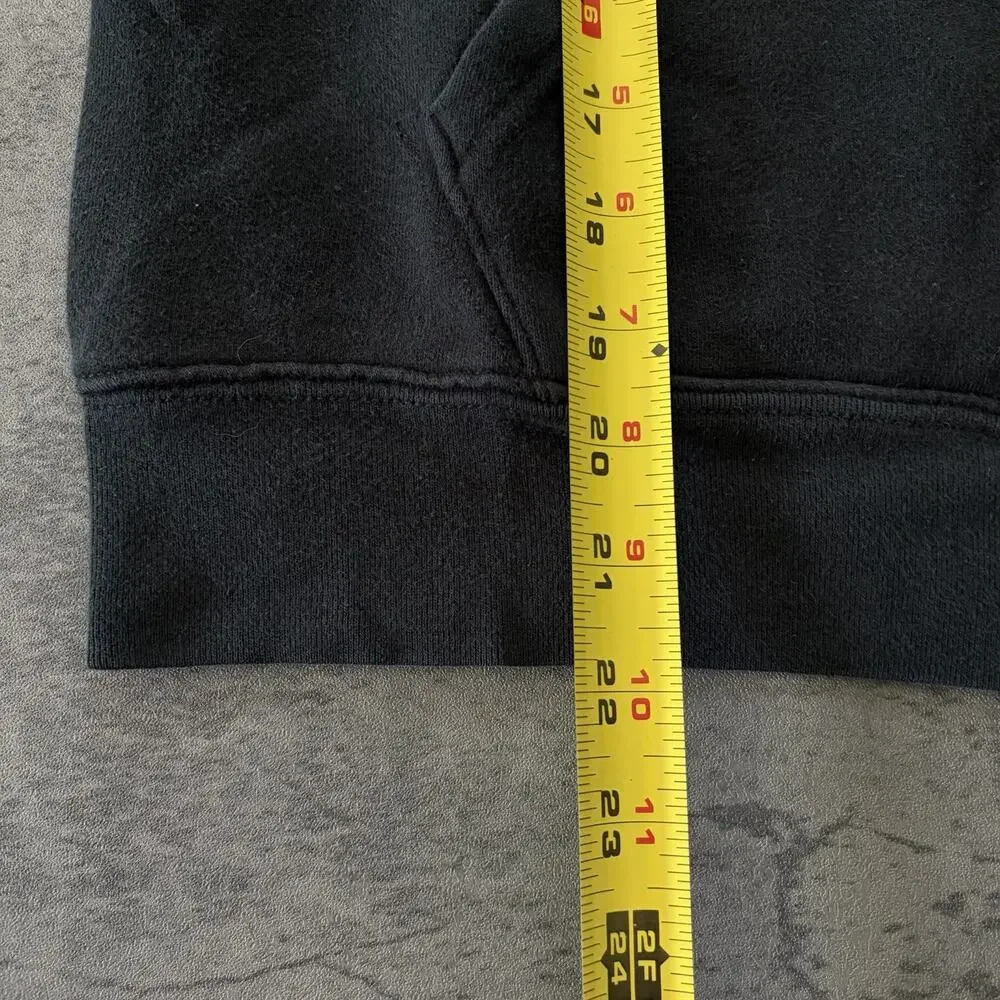 Polo Ralph Lauren Mens Hoodie S Small Black Full Zip Pony Logo Sweatshirt
